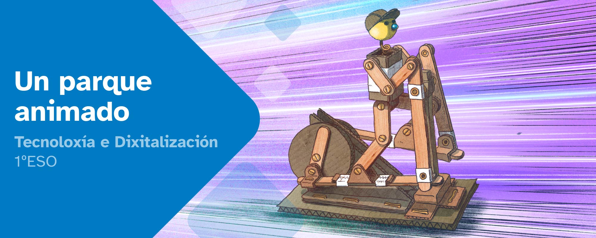 Portada "Un parque animado" Portada "Un parque animado"