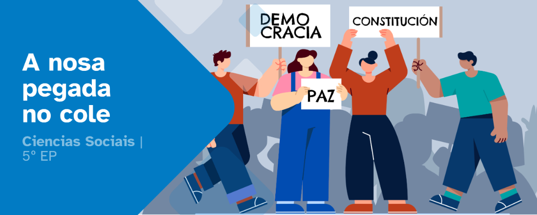 CCSS 5º EP Portada en azul ciencias sociais