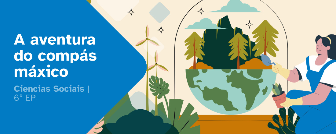 Portada do REA: a aventura do compás máxico