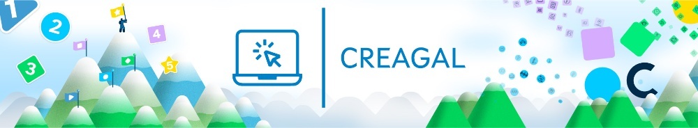 Banner do proxecto cREAgal. Accede ao espazo cREAgal. Abre en nova xanela