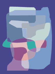 Imagen hecha con recortes de papel charol.