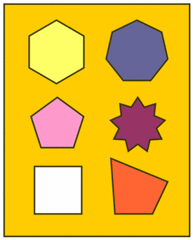 Distintos tipos de polgonos.