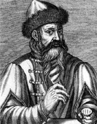 J. Gutenberg, inventor de la imprenta. Xilografa o grabado sobre madera, siglo XVI.