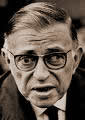 Jean Paul Sartre. Fil&oacute;sofo existencialista, novelista y dramaturgo, defiende en su libro 