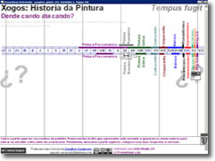 Xogo: Que s&eacute;culos abarcan as estapas e etapas da pintura? &Aacute;brese nunha vent&aacute; nova.