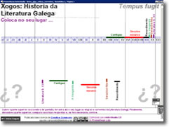 Xogo: Sit&uacute;a as etapas da Historia no seu lugar. &Aacute;brese nunha vent&aacute; nova.
