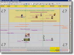 Coloca no seu lugar aos pintores. &Aacute;brese en vent&aacute; nova.