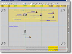 Coloca no seu lugar aos escritores. &Aacute;brese en vent&aacute; nova.