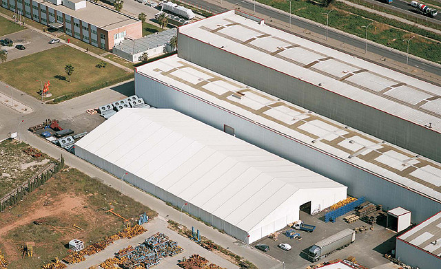 Carpa para nave industrial empresa