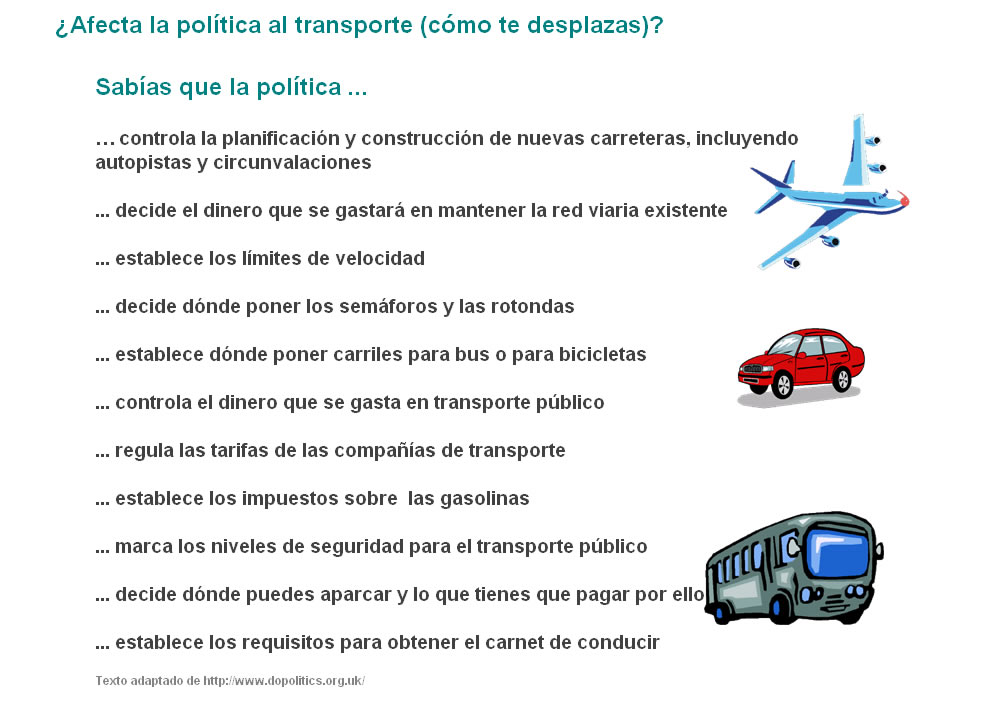 &iquest;Afecta la pol&iacute;tica al transporte p&uacute;blico que usas?