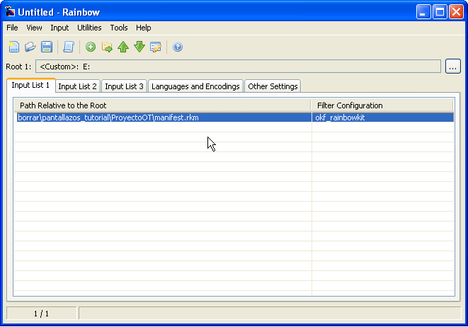 Desfiltrando la traducción