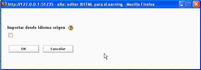 Opciones de importación