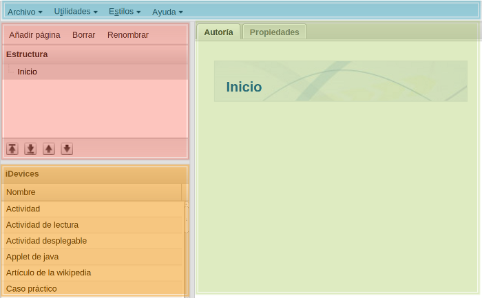 Mapa de imágenes. Pulsa en cada una de los círculos.