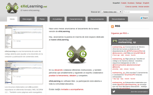 Web de eXeLearning.net