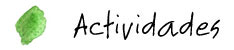 Actividades