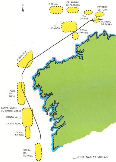 Caladoiros da costa galega