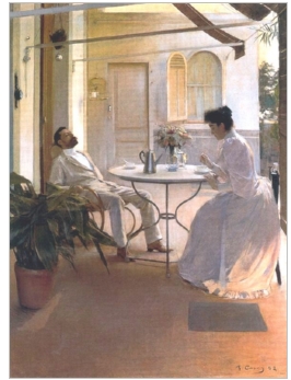 Interior ao aire libre