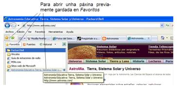 gardadas en favoritos