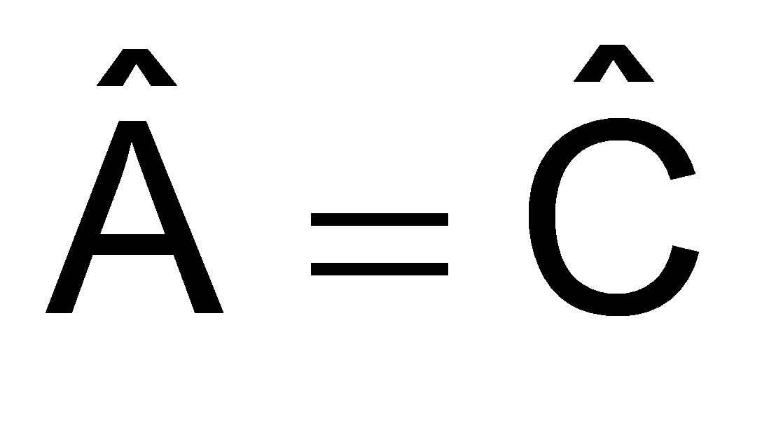A igual a C