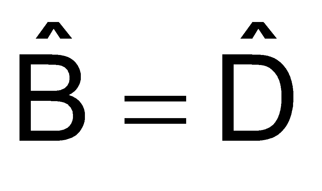 B igual a D