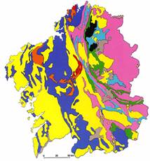 Rochas e minerais de Galicia