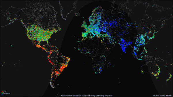 Mapa censo, Carna Botnet 