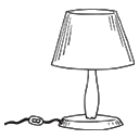 UNE LAMPE DE CHEVET