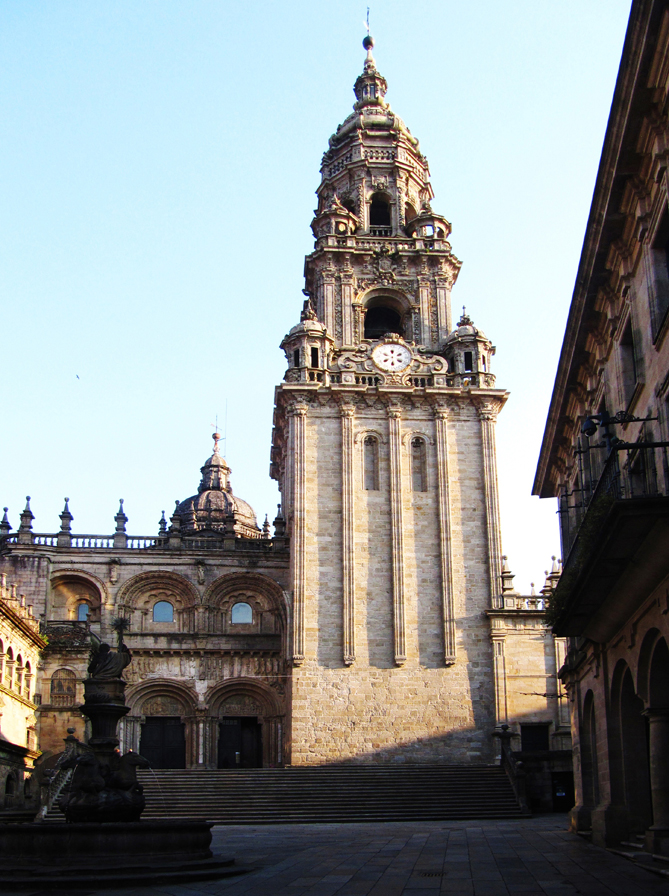 Torre do Reloxo desde Praterías