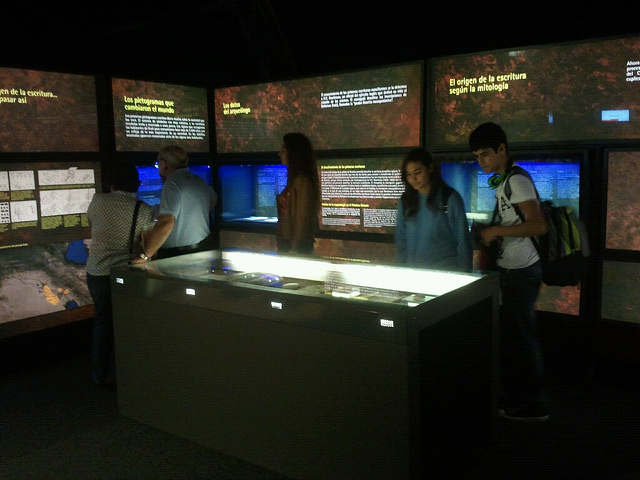 Fotografía dunha exposición