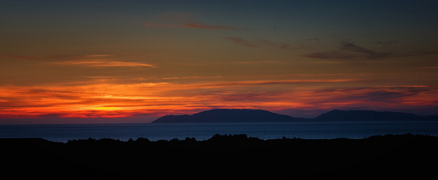 Fotografía do solpor en Fisterra
