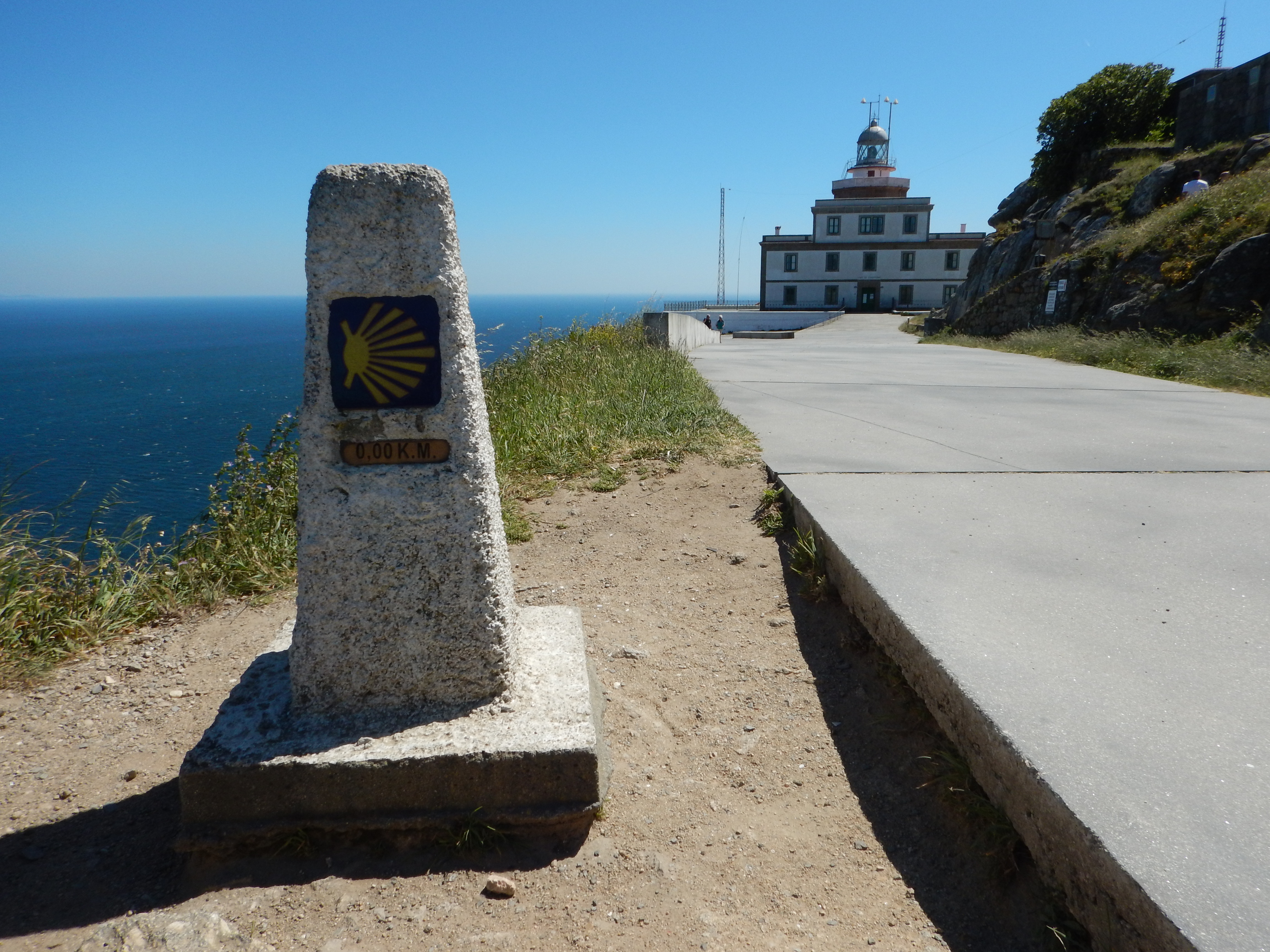 Km 0 no Cabo Fisterra