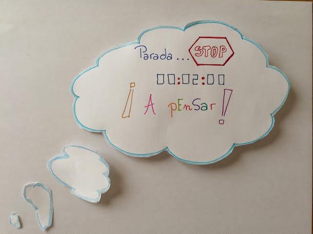 Bocadillo de comic que invita a pensar