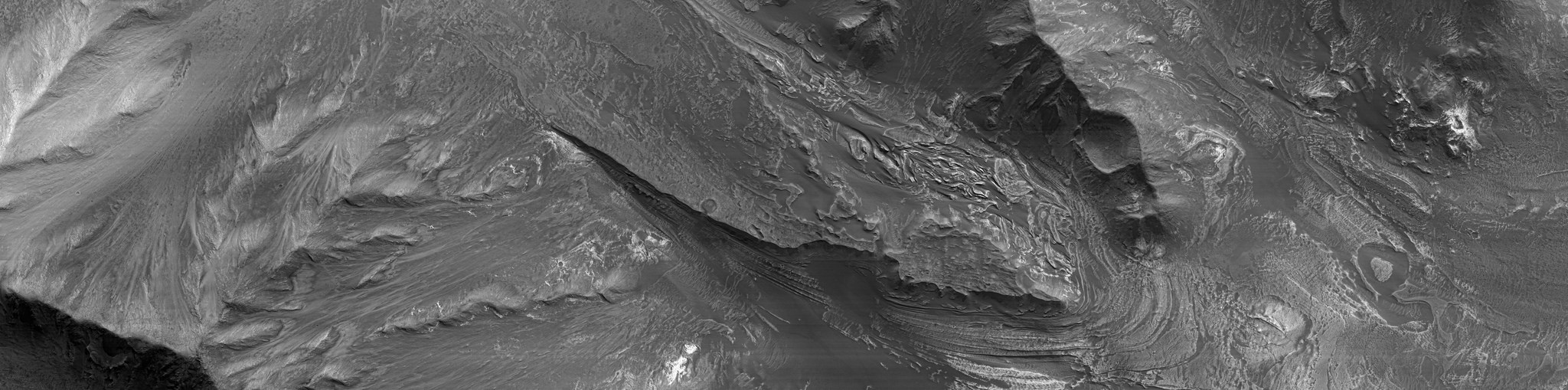 Western Melas Chasma Layered Material 3