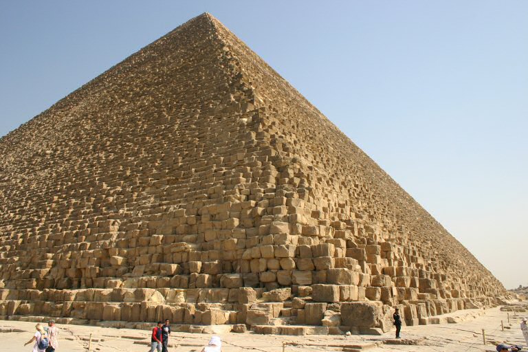 Foto de la pirámide de Kheops.
