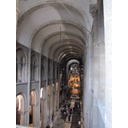Bóveda de cañon de la Catedral de Santiago de Compostela. (De Tania De la Paz en flickr. Licencia CC-BY-NC-SA).