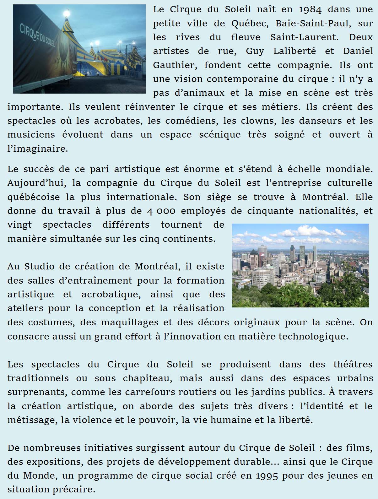 Image 1 : « Chapiteau du Cirque du Soleil au Vieux-Port de Montréal » par Jean Gagnon. Sous licence CC-BY-SA-3.0 via Commons. Image 1 : « Chapiteau du Cirque du Soleil au Vieux-Port de Montréal » par Jean Gagnon. Sous licence CC-BY-SA-3.0 via Commons.