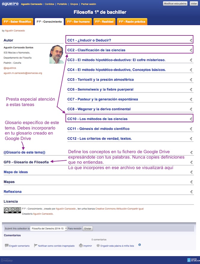 Imagen de un portafolio creado en Agueiro Imagen de un portafolio creado en Agueiro