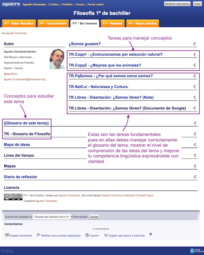 Imagen de un portafolio creado en Agueiro Imagen de un portafolio creado en Agueiro