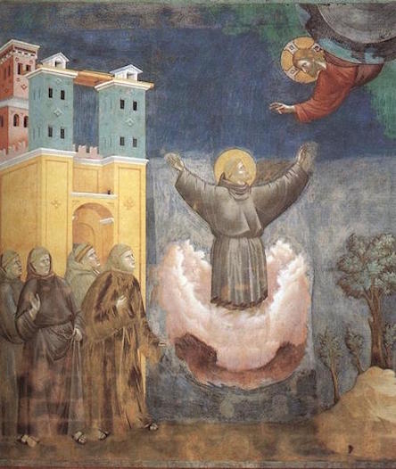 Giotto. Éxtasis de San Francisco.