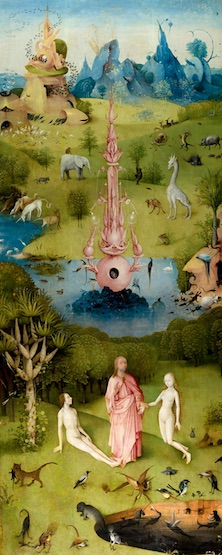El jardín de las delicias. El edén. El Bosco