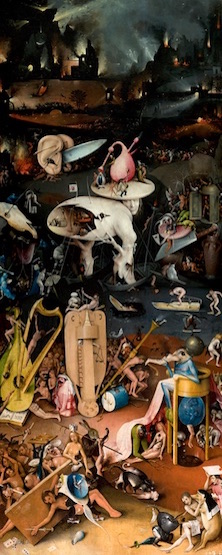 El jardín de las delicias. El infierno. El Bosco