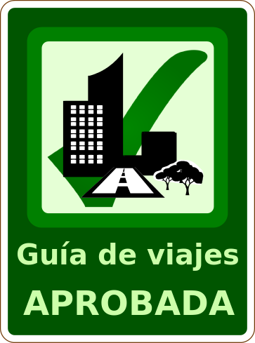 Cartel de Guía de viajes aprobada