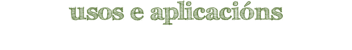 usos e aplicacións