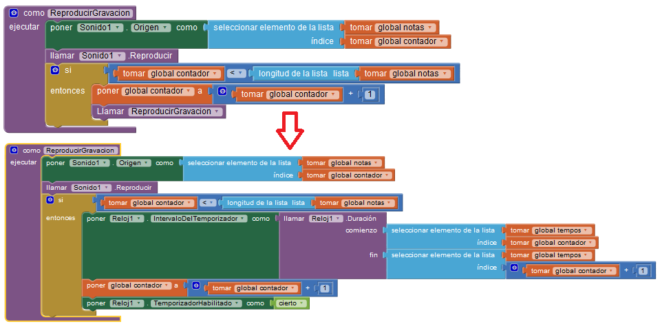 modificarreproducirgrabacion