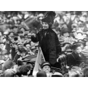 One of the Emmeline Pankhurst’s most famous speeches , “Freedom or death”, in Connecticut, 1913.