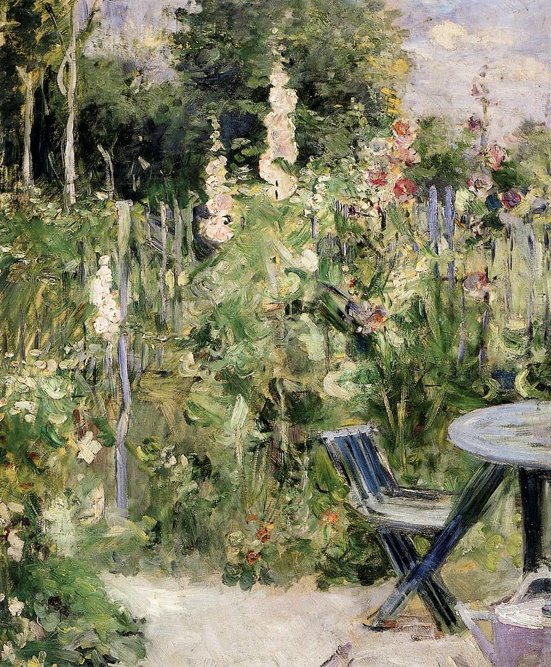 Berthe Morisot, Rose trémière,1880