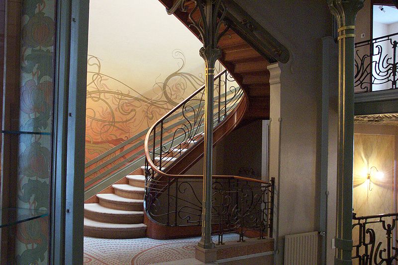 Art Nouveau stairway