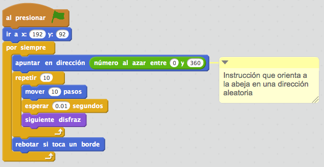 Solución reto abeja