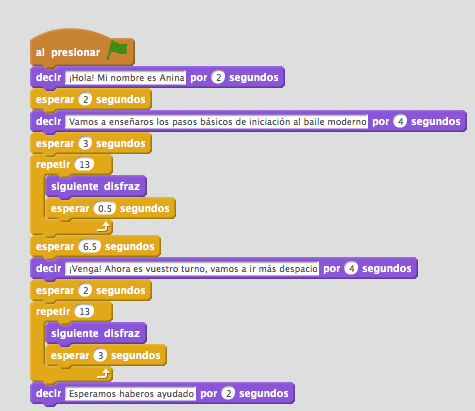 Programa bailarín 2