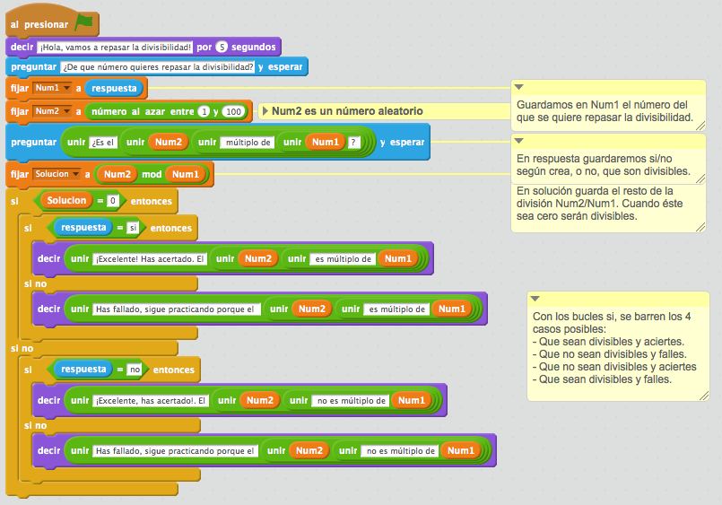 Código divisibilidad